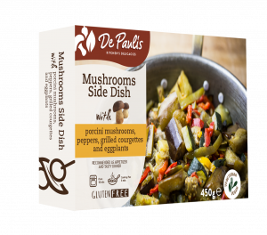 Vegan Mix with Porcini Mushrooms , Peppers , Grilled Courgettes and, Eggplants